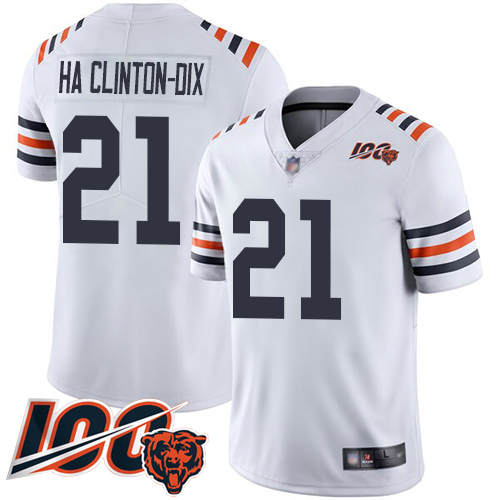 Chicago Bears Limited White Men Ha Ha Clinton-Dix Jersey NFL Football 21 100th Season